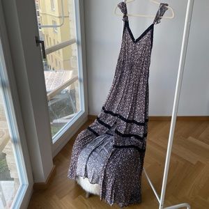 Long Button-Down Floral Forever 21 Dress